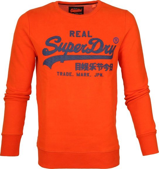 Superdry Sweater Vintage Oranje