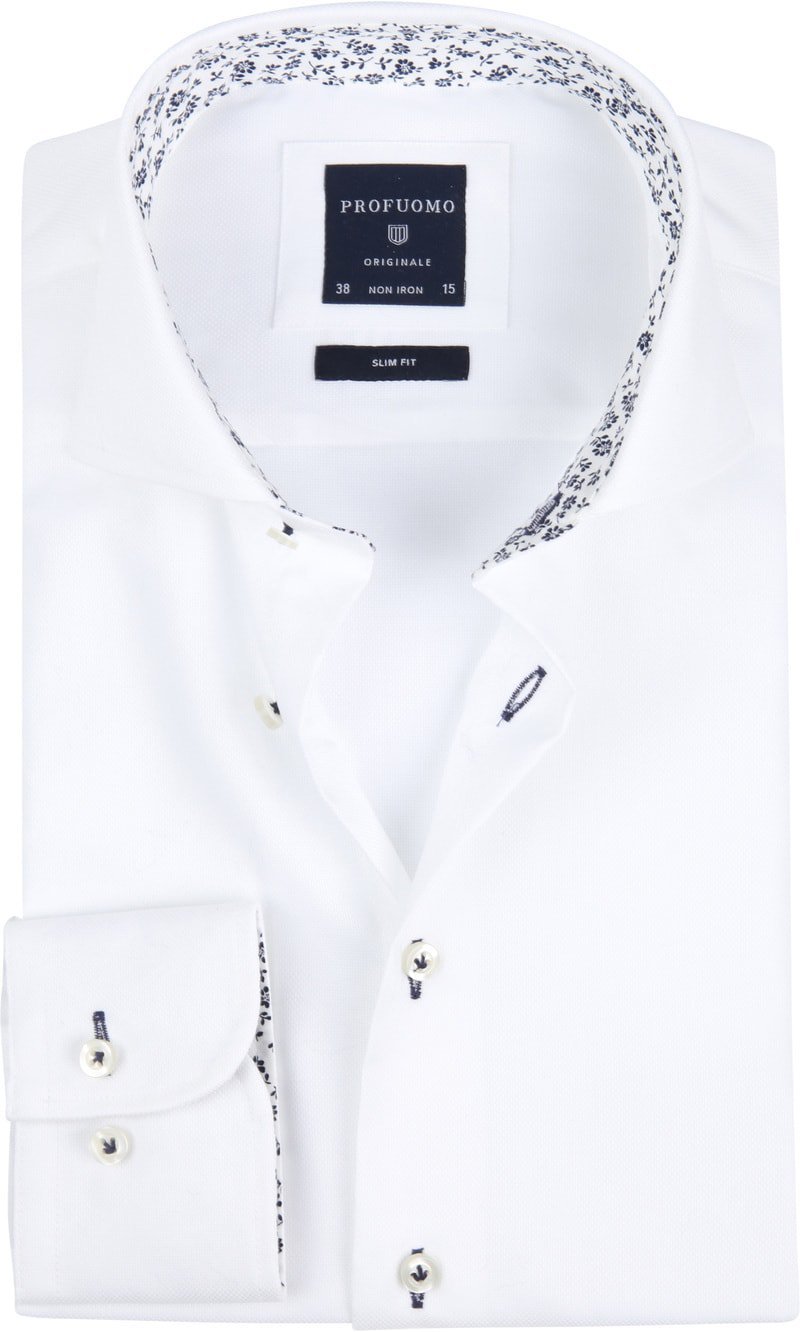 Profuomo Overhemd SF Uni Wit