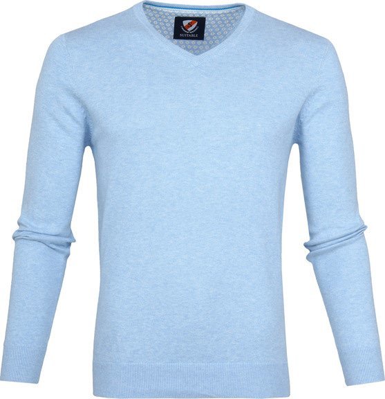 Suitable Vince Pullover Lichtblauw