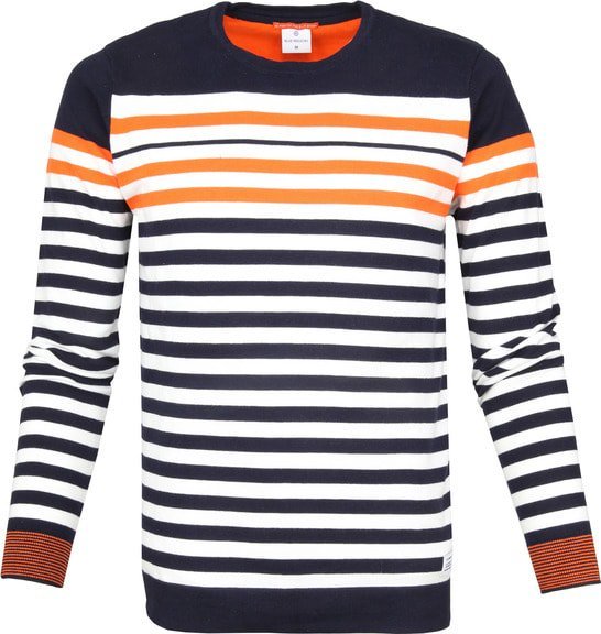 Blue Industry Knit Sweater Strepen