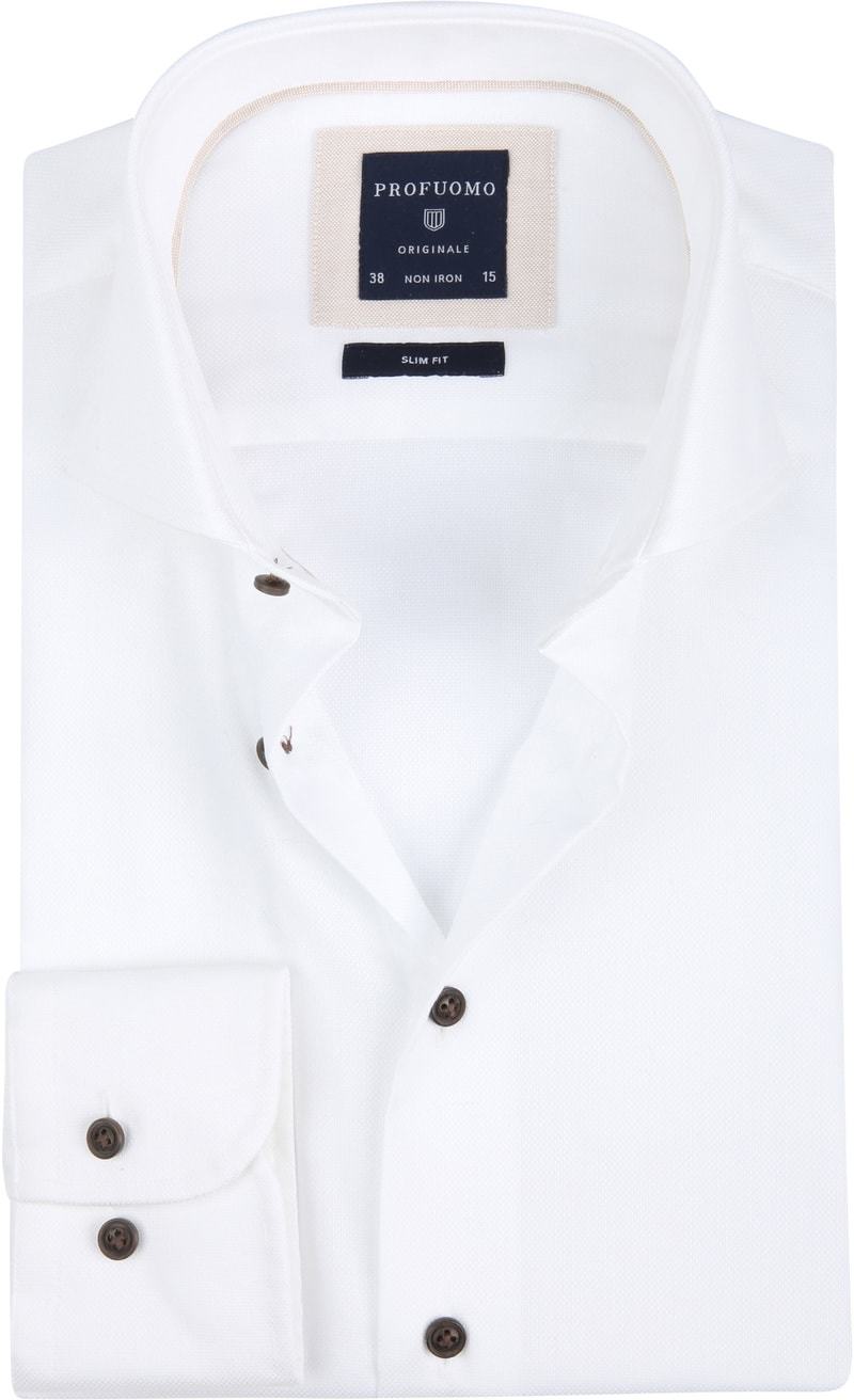 Profuomo Overhemd SF Non Iron Wit