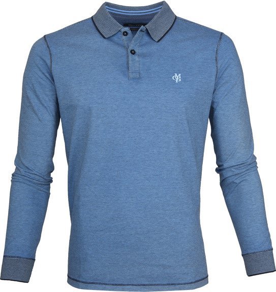 Marc O'Polo Longsleeve Polo Strepen