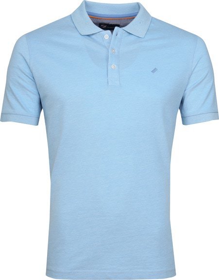 Suitable Oxford Polo Blauw