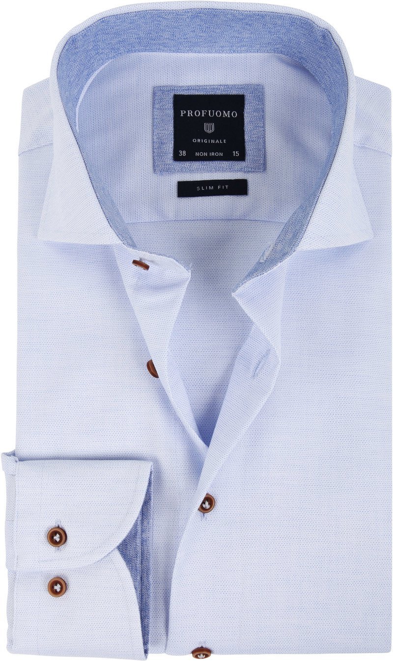 Profuomo Overhemd Blauw SF
