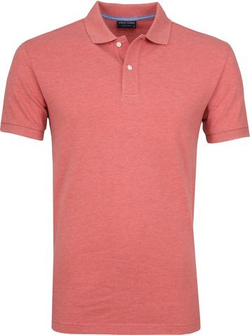 Profuomo Short Sleeve Polo Rood
