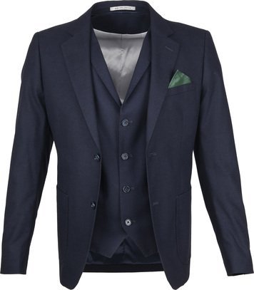 Suitable Sneaker Blazer Flannel Navy
