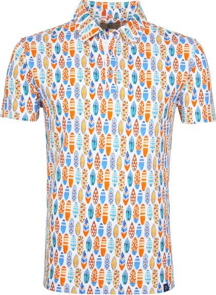 R2 Poloshirt Piquet Multicolour Surf