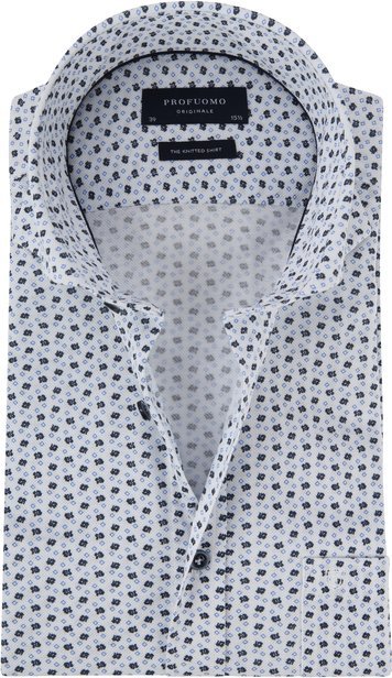 Profuomo Overhemd SS Knitted Multicolour