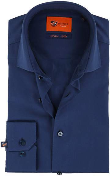 Suitable Overhemd Navy Twill DR-05