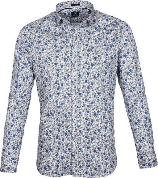 Dstrezzed Overhemd Blauw Bloem