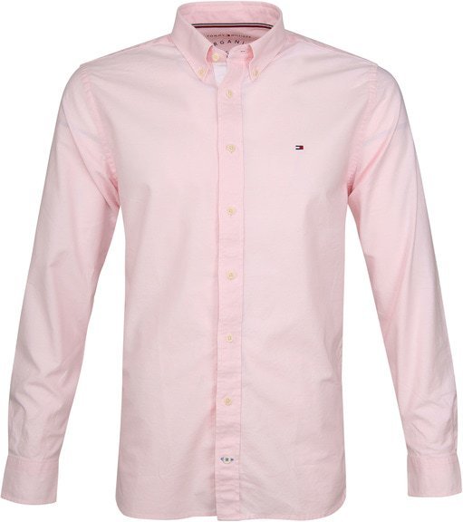 Tommy Hilfiger Roze Oxford Overhemd
