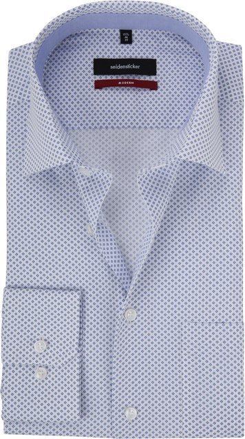 Seidensticker Modern-Fit Overhemd Wit