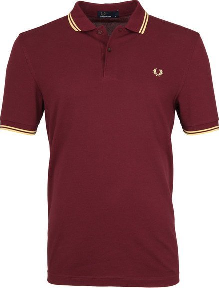 Fred Perry Polo Bordeaux 472