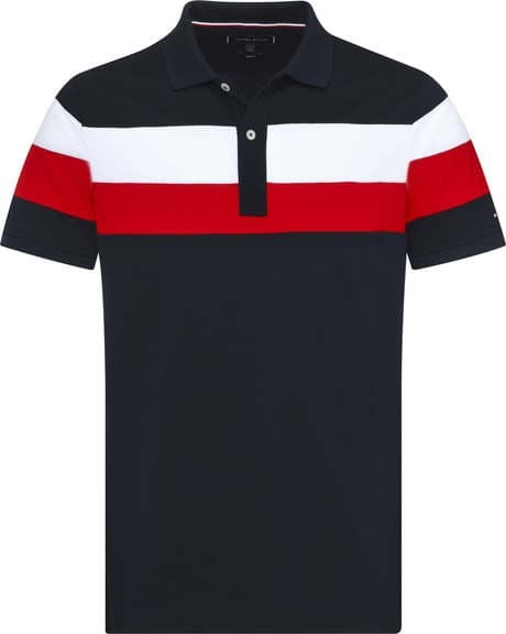 Tommy Hilfiger Polo RF Stripe Navy