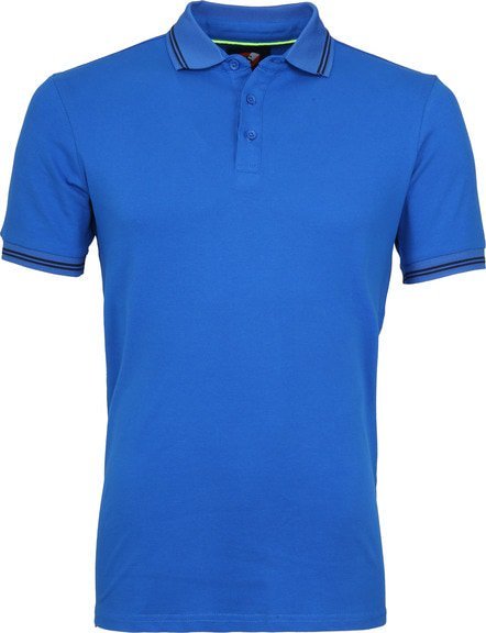 Suitable Jason Polo Stretch Blauw