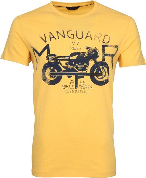 Vanguard T-shirt Print Samoan Sun Geel