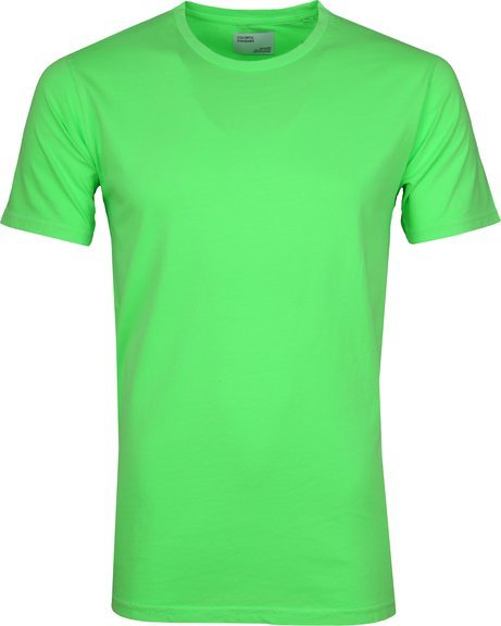 Colorful Standard T-shirt Neon Groen