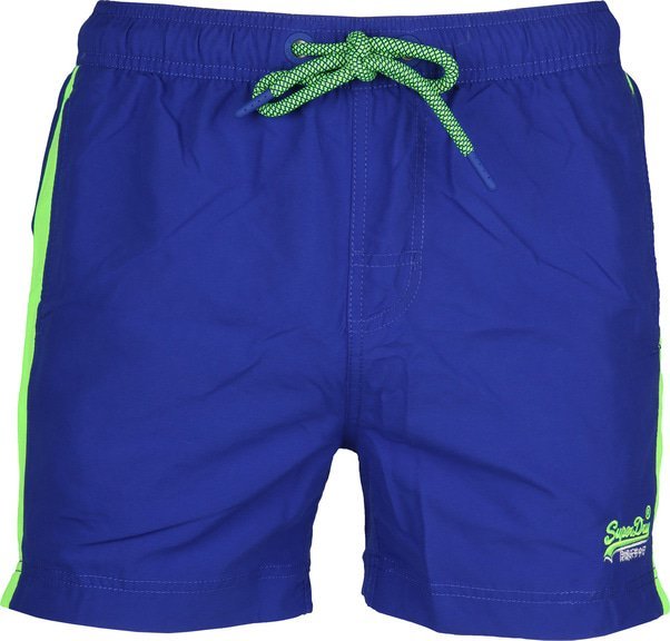 Superdry Zwembroek Beach Volley Cobalt Blauw