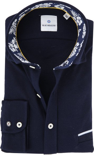 Blue Industry Navy Overhemd