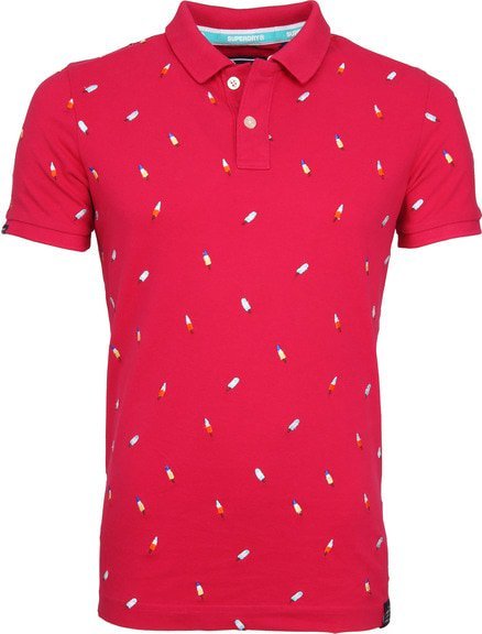 Superdry Polo Bermuda City Roze