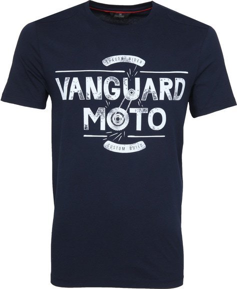 Vanguard T-shirt Navy Print